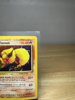 Pokemon TCG Flareon Jungle Holo Card - 3/64 Unlimited Rare, LP Pokemon Card - Image 5