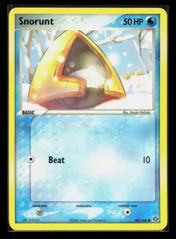 Snorunt 64/106 Common EX Emerald Pokemon Card - Image 1
