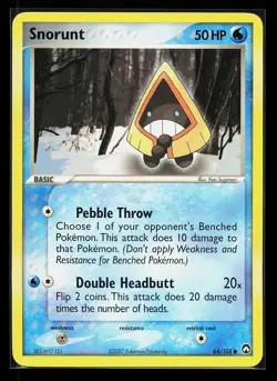 Snorunt 64/108 Common EX Power Keepers Pokemon Card - Image 1