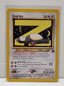 Snorlax Z Black Star Promo #49 Basic Pokemon Card TCG WOTC League READ - Image 1