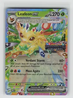 Leafeon ex - (Prismatic Evolutions Stamp) Promo Miscellaneous Cards & Products 0 - Image 1