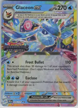Glaceon ex - (Prismatic Evolutions Stamp) Promo Miscellaneous Cards & Products 0 - Image 1