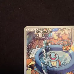 Pokemon Squirtle TCG Stellar Crown Illustration Rare Holo Card 148/142 - Image 2