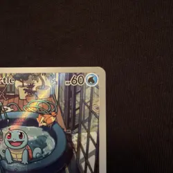 Pokemon Squirtle TCG Stellar Crown Illustration Rare Holo Card 148/142 - Image 3