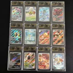 12 Lot OCD 10 Pokemon TCG Chinese Card AR Art Rare Lapras Veluza yveltal FI38 - Image 1