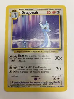 DRAGONAIR - 18/102 - Base Set - Pokemon Card - HP - Image 1