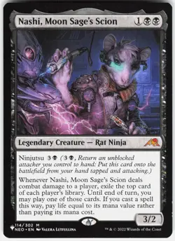 Nashi, Moon Sage's Scion M Kamigawa: Neon Dynasty 114 NM - Image 1