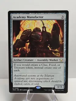 Academy Manufactor - Commander: March of the Machine MOC - 346 - MTG Magic - Image 1