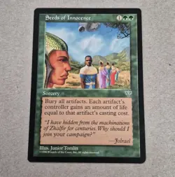 SEEDS OF INNOCENCE NM Mirage Magic MTG RESERVED LIST UNPLAYED VINTAGE EDH VTG - Image 1
