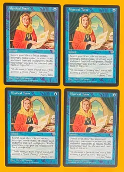 MTG MYSTICAL TUTOR (x4) Mirage (OldManMTG 010-231) - Image 1