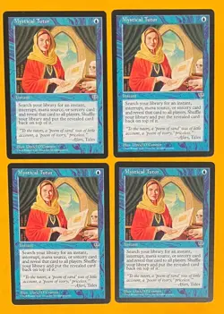 MTG MYSTICAL TUTOR (x4) Mirage (OldManMTG 010-233) - Image 1