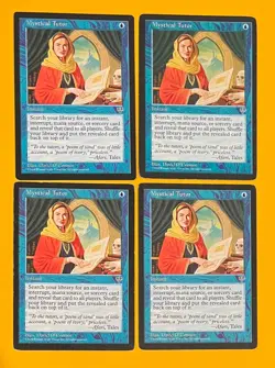 MTG MYSTICAL TUTOR (x 4) Mirage (OldManMTG 005-430) - Image 1