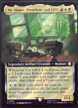 Mr. House, President and CEO - 949 Extended - Surge Foil MTG Fallout - Image 1