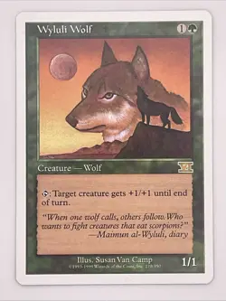 Wyluli Wolf Classic MTG Core Set 6th Edition Regular - Image 1