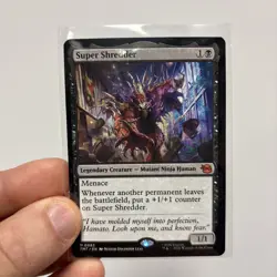 Tmnt Magic the Gathering M 0083 Super Shredder Mythic Rare Legendary Creature - Image 1