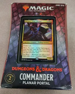 Magic: the Gathering Commander Planar Portal Dungeons and Dragons SEALED Damage - Image 1