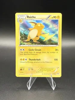 Pokemon TCG Raichu Generations 27/83 Holo Rare - LP. - Image 1