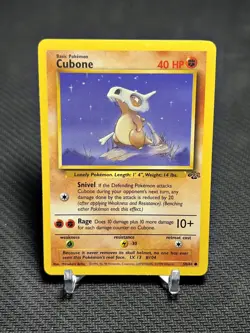 1999 Pokemon TCG Jungle Set Cubone 50/64 Common - LP - Image 1