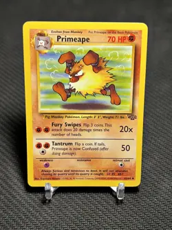 1999 Pokemon TCG Jungle Set Primeape 43/64 Uncommon - LP - Image 1
