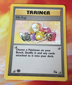 Mr. Fuji - 58/62 - 1st Edition - Fossil - Pokemon Card - MP - Image 1