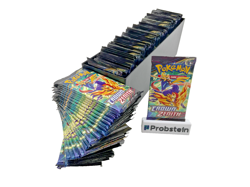 Lot of (100) Pokemon TCG Sworld & Shield Crown Zenith Booster Pack Sealed - Image 1