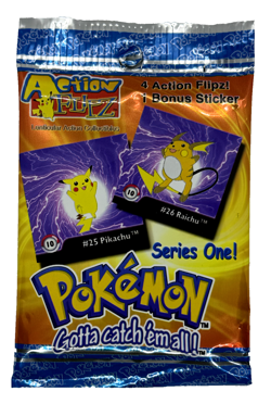 1999 Pokemon Artbox Action Flipz Series One Factory Sealed Booster Pack (#6) - Image 1