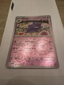 Pokemon TCG Gengar 094/165 Sv: Scarlet & Violet 151 Reverse Holo 1 - Image 2