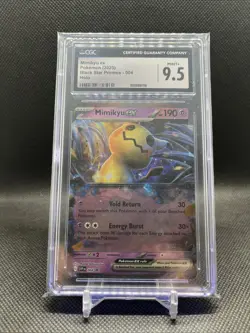 2023 Pokemon Minikyu EX Holo Black Star Promos 004 CGC 9.5 MINT+ - Image 1