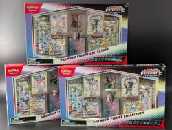 (3) Pokemon Scarlet & Violet 8.5: Prismatic Evolutions Premium Figure Collection - Image 1