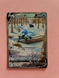 Glaceon V 175/203 Swsh07: Evolving Skies Holo - English - Pokemon TCG - Image 1
