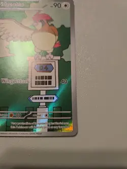 Pokemon TCG Sv03: Obsidian Flames Pidgeotto Holo Illustration Rare Card 208/197 - Image 4
