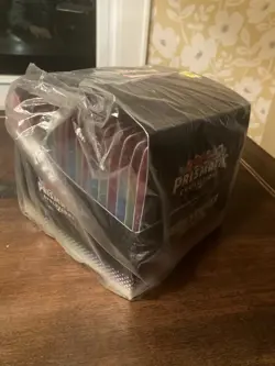 Pokemon Prismatic Evolutions Tech Sticker Collection Full Case Display Sealed - Image 2