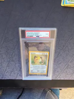 Pokemon: Meowth #10 Holo Sealed Cello Pack Black Star Promo RARE - PSA 9 LOW POP - Image 4