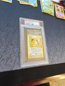 Pokemon: Meowth #10 Holo Sealed Cello Pack Black Star Promo RARE - PSA 9 LOW POP - Image 5