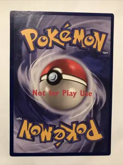 Pikachu Jumbo Promo Pl 58/102 1999-2000 Base Set Not For Play Use Pokemon - Image 2