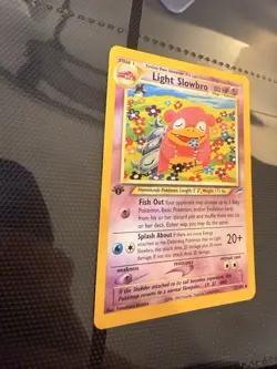 LIGHT SLOWBRO 51/105 Neo Destiny 1st EDITION Pokemon TCG card NM+ CLEAN! - Image 2