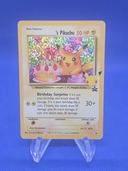 Pokemon Celebrations Classic Collection Birthday Pikachu 24/53 Stamped Holo NM - Image 1