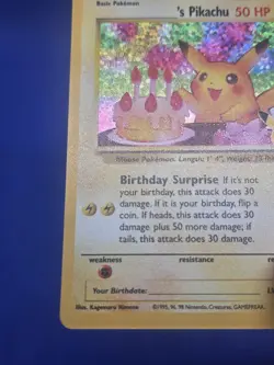 Pokemon Celebrations Classic Collection Birthday Pikachu 24/53 Stamped Holo NM - Image 5