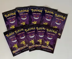 10 Pack Pokemon TCG Trick or Trade Booster Packs 2022 Halloween Card Lot Bundle - Image 1