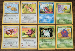 2000 French Pokemon Jungle 8 Card Lot - Image 1