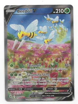 Pokemon Beedrill V Full Art Ultra Rare Holo Swsh10 Astral Radiance 161/189 - Image 1