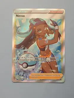 Pokemon Sword & Shield Lost Origin Nessa TG27/TG30 Trainer Gallery Full Art - Image 2