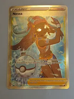 Pokemon Sword & Shield Lost Origin Nessa TG27/TG30 Trainer Gallery Full Art - Image 3