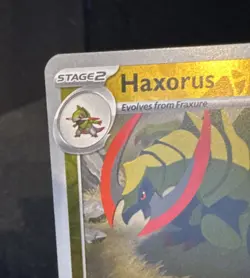 Pokemon Haxorus Reverse Holo 070/086 Sv: Black Bolt 170HP Rare Pokemon TCG - Image 2