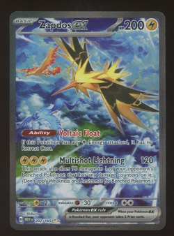 Pokemon - Zapdos ex 202/165 - Scarlet & Violet 151 Special Illustration Rare - Image 1