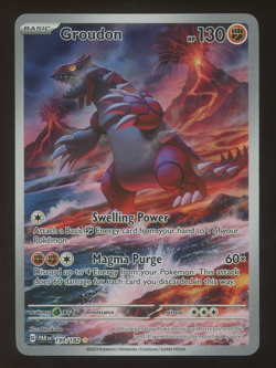 2023 Pokemon Paradox Rift UR Rare #199/182 Groudon Holo - Image 1