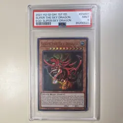 Yu-Gi-Oh! Slifer The Sky Dragon EGS1-EN001 1st Edition Ultra Rare PSA 9 2021 - Image 1