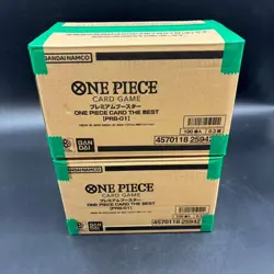 Lot of (2) One Piece Japanese PRB-01 The Best Premium Booster Box Case Sealed - Image 1