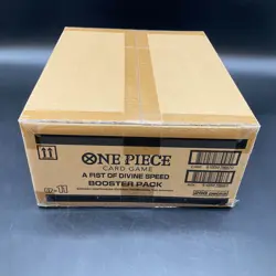 One Piece English OP11 A Fist Of Divine Speed Booster Pack Box Case Sealed - Image 1
