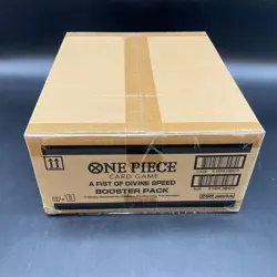 One Piece English OP11 A Fist Of Divine Speed Booster Pack Box Case Sealed - Image 3